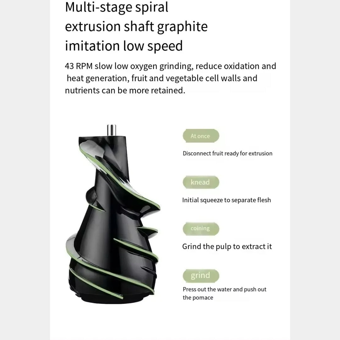 Cold Press Fruit Juicer for Multiple fruits and vegetables