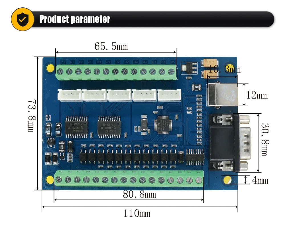 Mach3 5 axis Controller card for Stepper and Servo Motor