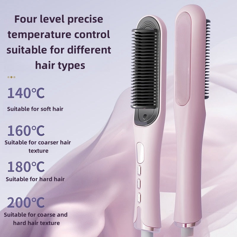 Hair Straightening Iron Comb for women
