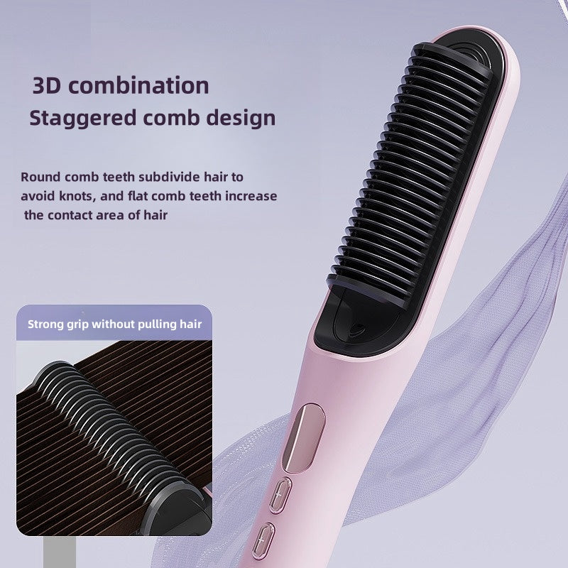 Hair Straightening Iron Comb for women