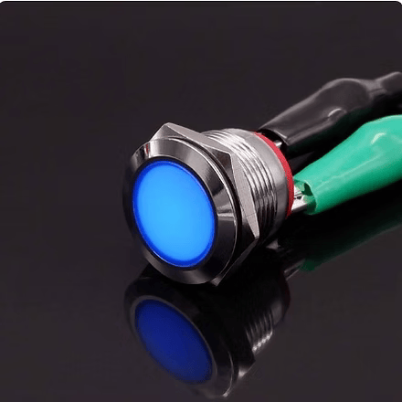 Pannel Mount 12mm/16mm/19mm/22mm Indicators 12v DC/ 220v AC