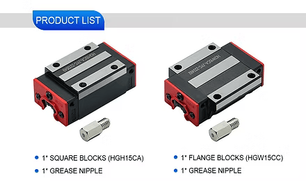 HGW15CC LM guide block High Quality linear motion bearing block