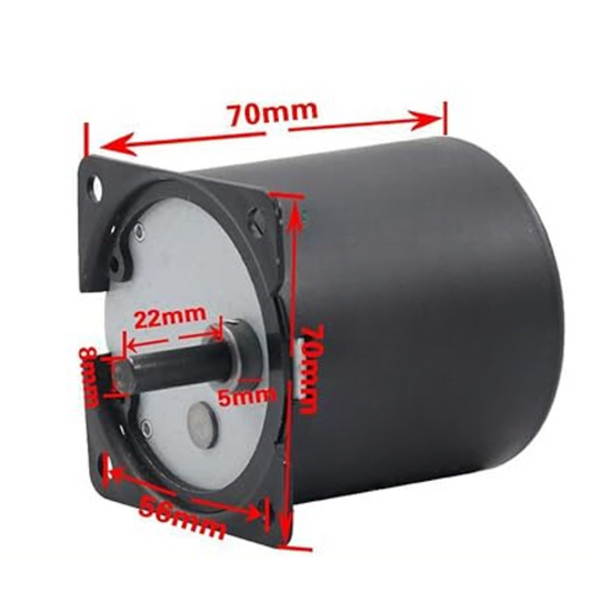 70KTYZ Ac Gear Motor 220v High Torque Low Speed 40w Single Phase