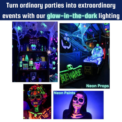 395nm UV Floodlight for Glow Parties and Neon Effects