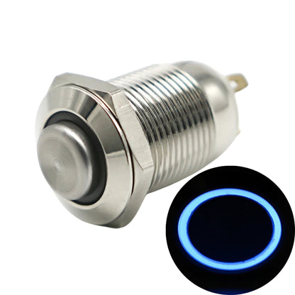 Illuminated Stainless Steel Momentary Type Pushbutton