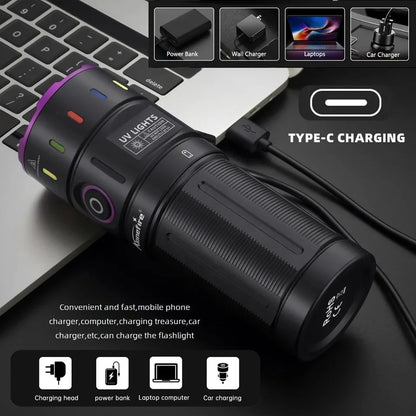 100W UV Torch with Black Filter