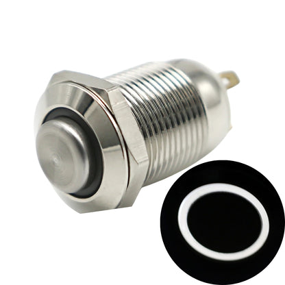 Illuminated Stainless Steel Momentary Type Pushbutton