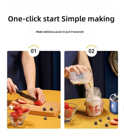 Powerful Small Portable Smoothie Blender 40w 2100RPM 300ml capacity
