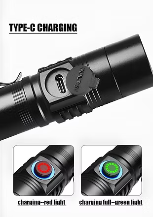 10W 365nm Black Filter UV Torch for Industrial Fluorescence Inspection