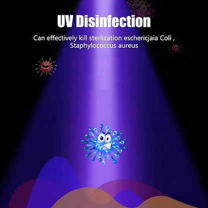 120W 365nm Black Filter UV Torch for Leak-Dye Inspection