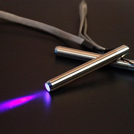 Pen UV light torch 395nm/365nm AAA battery