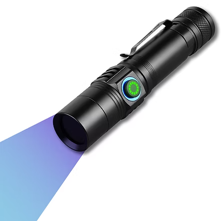 10W 365nm Black Filter UV Torch for Industrial Fluorescence Inspection