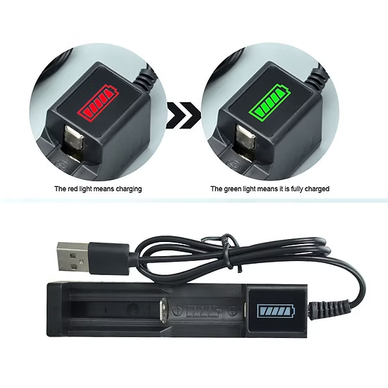 3W UV(Ultraviolet) Torch 365nm +1200mah cell+ charger