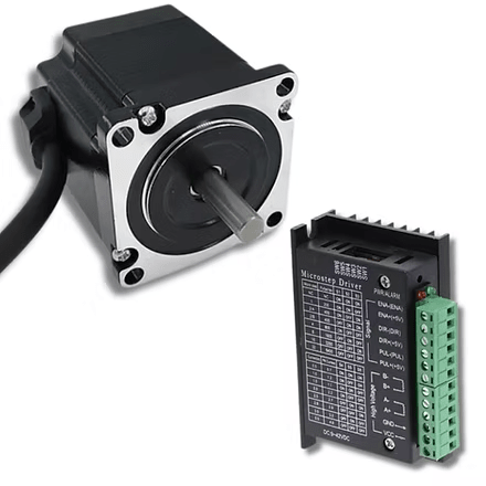 Nema 23 56mm 12Kg/cm Hybrid Stepper Motor 8mm shaft 1.8 degree 1.2Nm with TB6600
