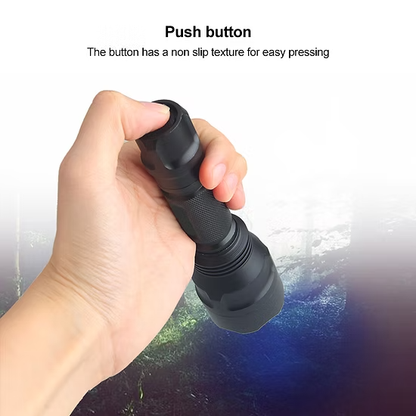 5W Aluminium 395nm UV Flashlight +18650 1200mAh Li-ion cell + charger