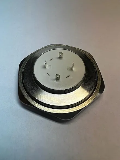 40mm Size Green Led Stainless Steel Momentary Type Push Button Switch 5V-12v DC