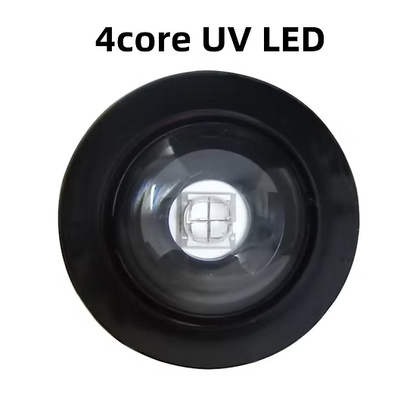 zoomable 10w 365nm UV(Ultraviolet) aluminium Body Flashlight + cell