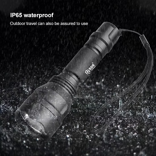 5W Aluminium 395nm UV Flashlight +18650 1200mAh Li-ion cell + charger