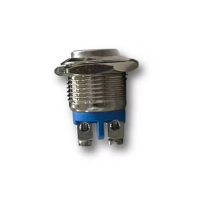 16mm Size 250v AC/12v DC SS(steel) Momentary Type High-Head Push Button Switch