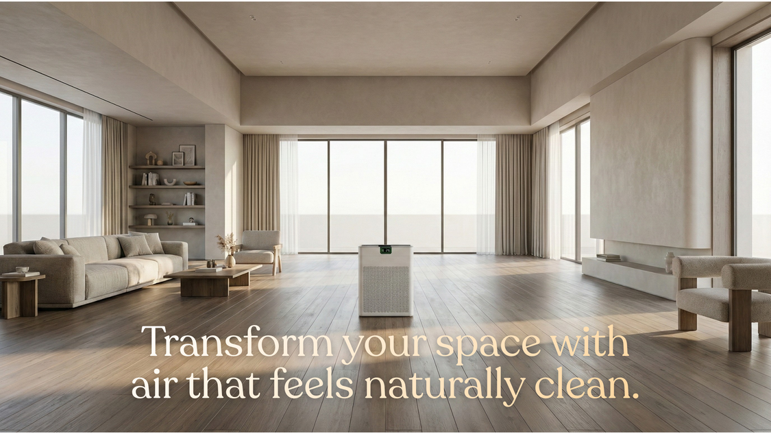 GYL Large-Room Air Purifier with H13 HEPA Filter, 270 m³/h CADR product features