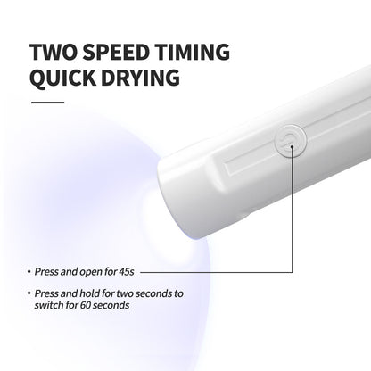 CLARA Nail dryer UV(Ultra-Violet) flashlight glue curing with Type-C USB