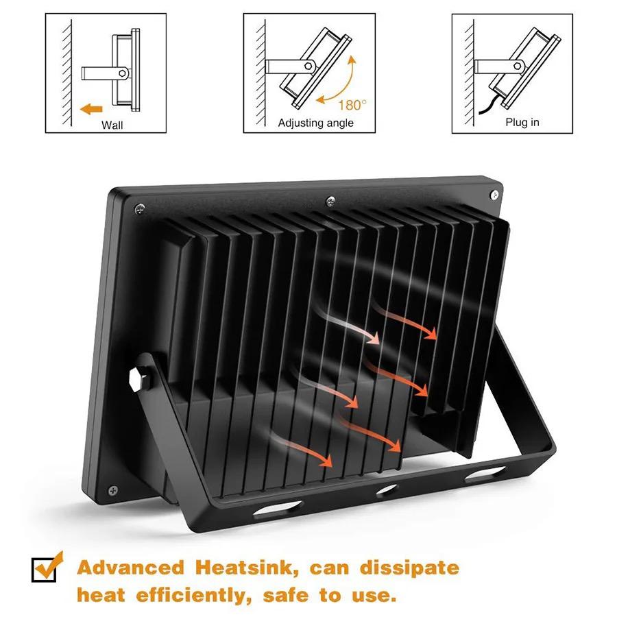 405nm UV Floodlight for Resin Curing & 3D Printing | High Power IP65 Industrial UV LED (50W–200W)