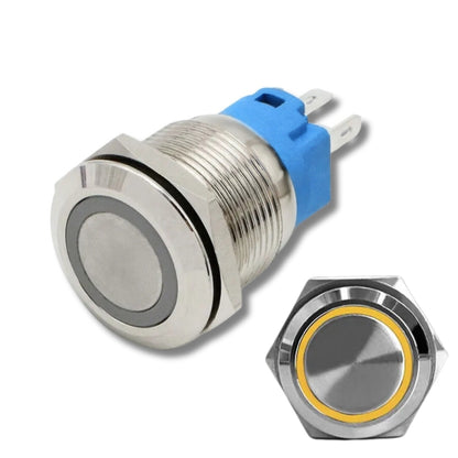 Illuminated Stainless Steel Momentary Type Pushbutton