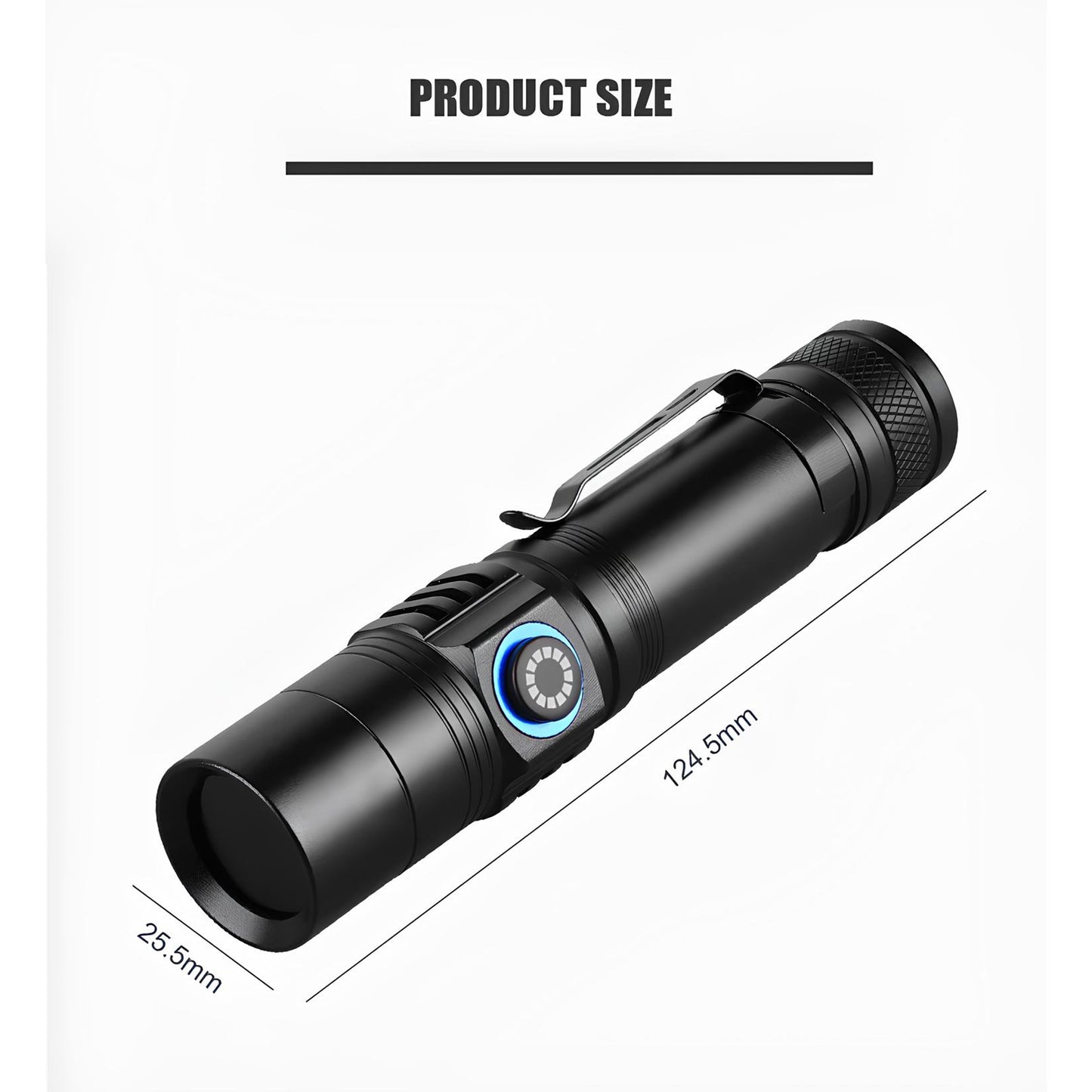 10W 365nm UV Torch for Currency & Document Verification | Black Filter UV Light