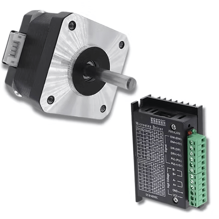 Nema 17 34mm Hybrid Stepper Motor 1.8 degree Detachable Cable with TB6600