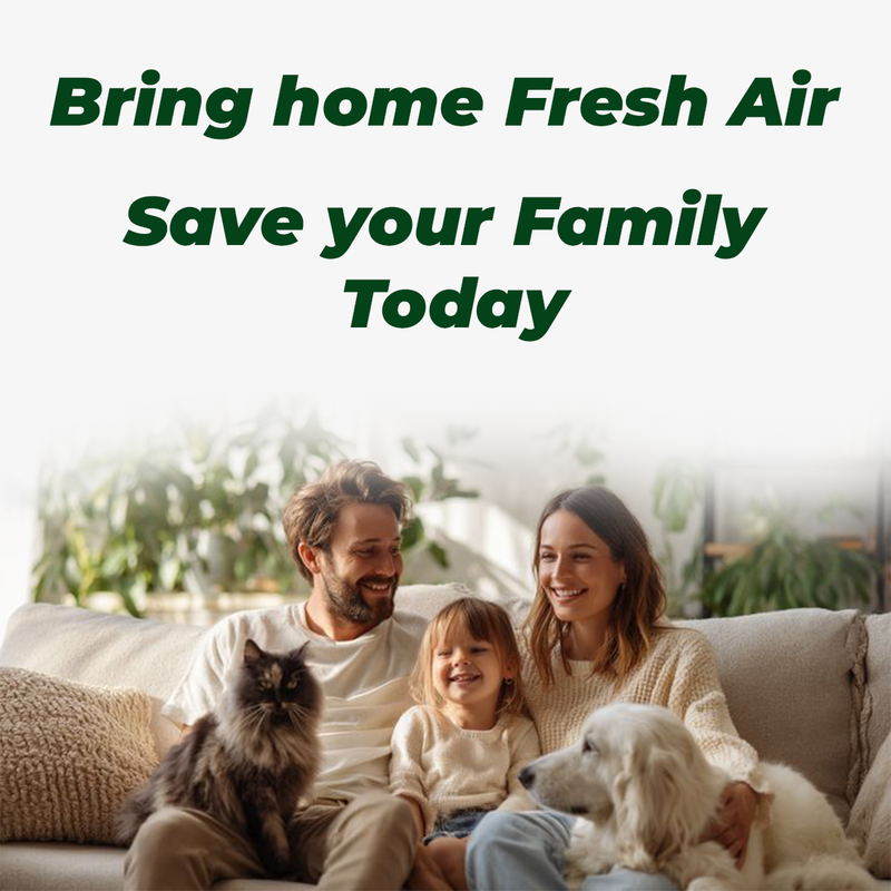 GYL Large-Room Air Purifier with H13 HEPA Filter, 270 m³/h CADR