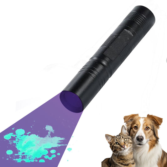 3W 365nm UV Torch for Pet Urine & Stain Detection | Black Filter UV Light