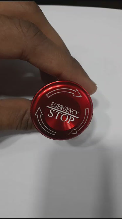 19mm Emergency STOP Latching Metal Push Button (3 Pin)