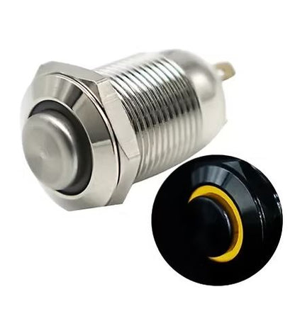 Illuminated Stainless Steel Momentary Type Pushbutton